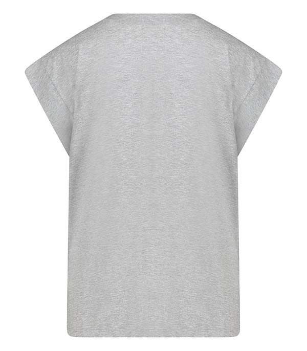 Le Miud Rise V Grey T-shirt Frame