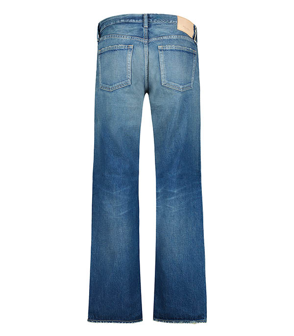 Jean Minneola Straight Low Dark Blue Moussy Vintage