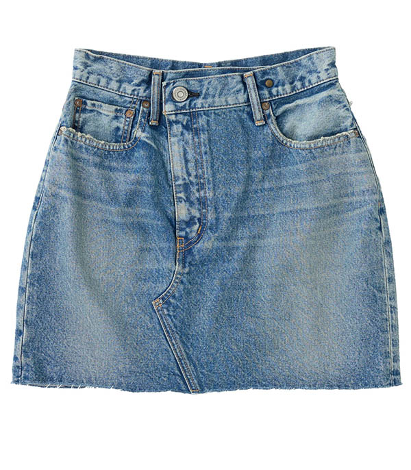Jupe MV Thomoston Asymmetry Blue  Moussy Vintage