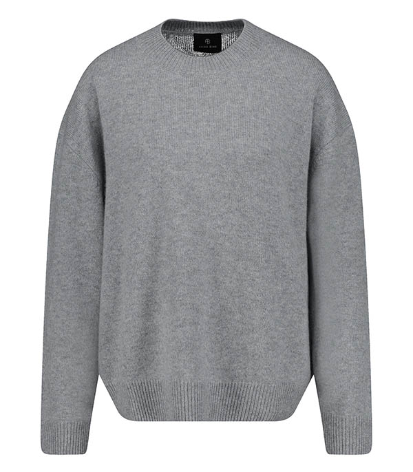 Pull en Cachemire Lee Crew Heather Grey Anine Bing