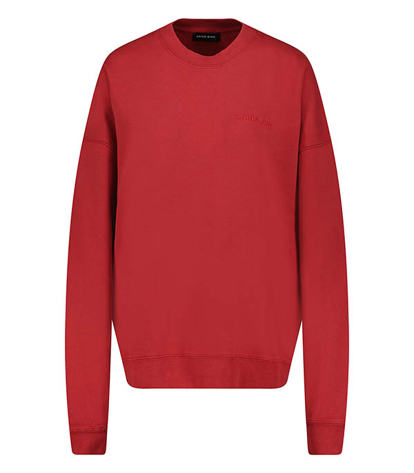 Sweat-shirt Miles Washed Red Anine Bing