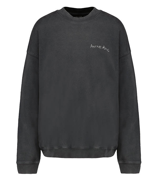 Sweat-shirt Jaci Lyrics Washed Black Anine Bing