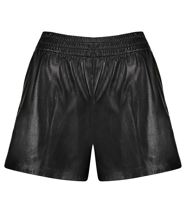 Short en cuir vegan Kam Black Anine Bing