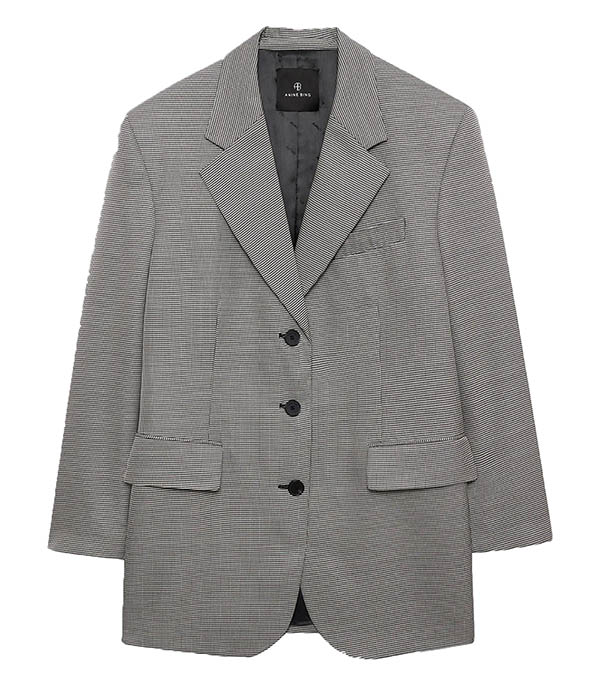 Blazer Sara Black and White Mini Houndstooth Multi Anine Bing