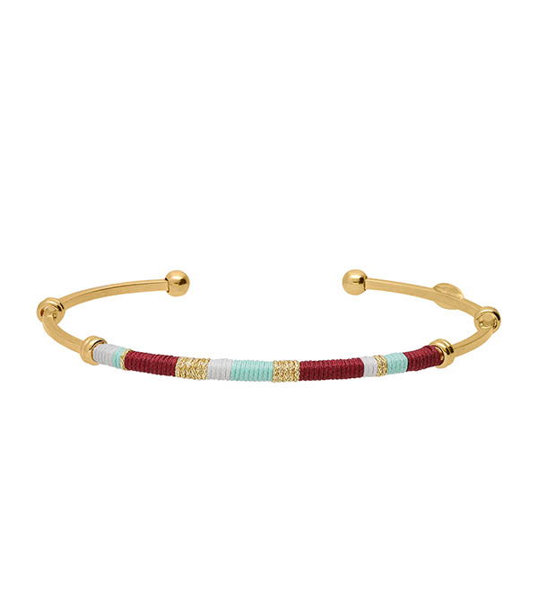 Zanzibar gold bracelet Multicolor Red Gas Bijoux