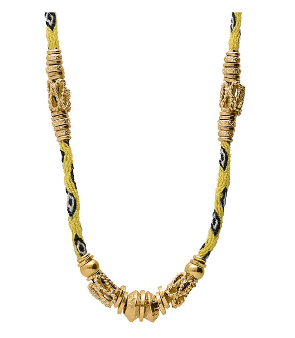 Yellow Gold Lima Long Necklace Gas Bijoux