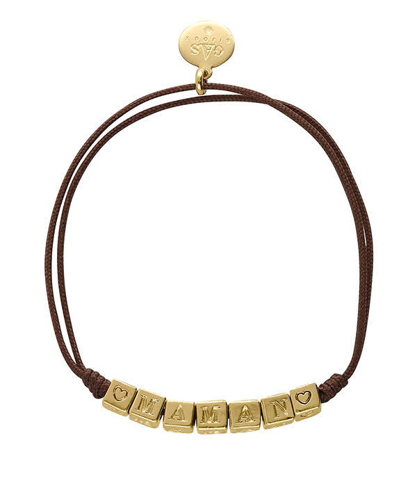 Maman Doré Brown Bracelet Gas Bijoux