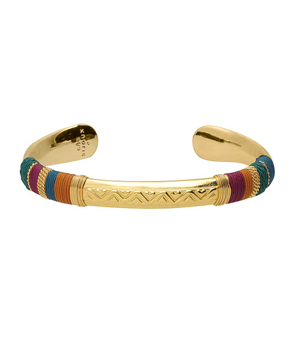 Massai Classic Gold Multicolor Bracelet Gas Bijoux