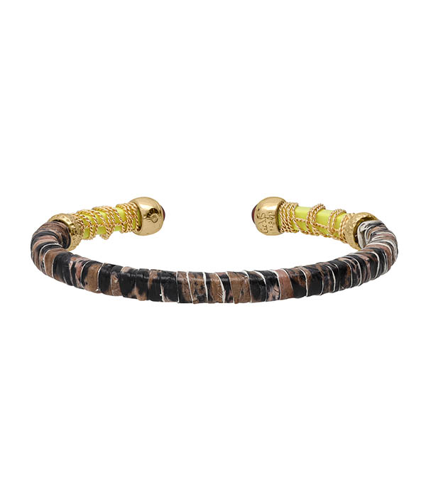 Gold Wrapped Sari Bracelet Gas Bijoux