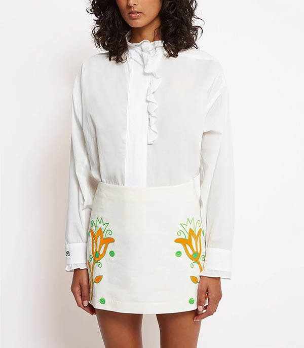 Blouse Rocco Blanche Roseanna