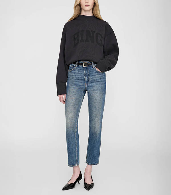 Bradie Bing Sweatshirt Black Anine Bing