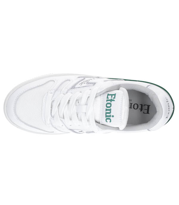 Baskets 481 MSH Grass Blanc et Vert Etonic