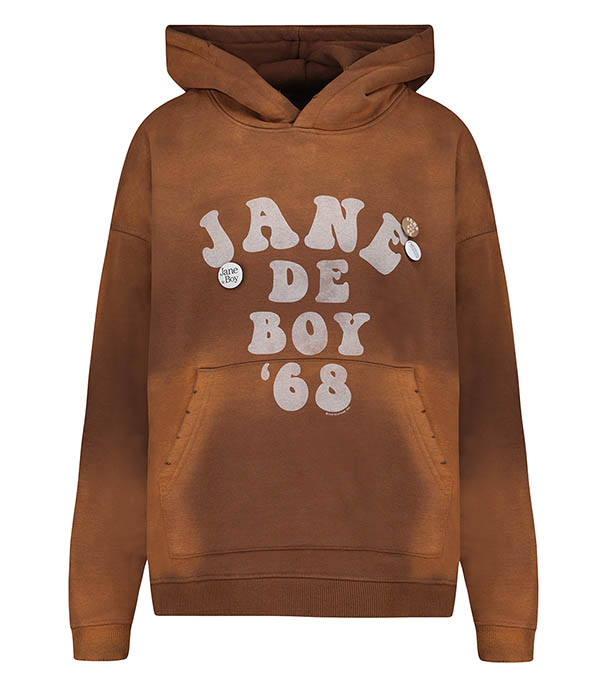 Hoodie Skyler Jane De Boy '68 Brown Newtone