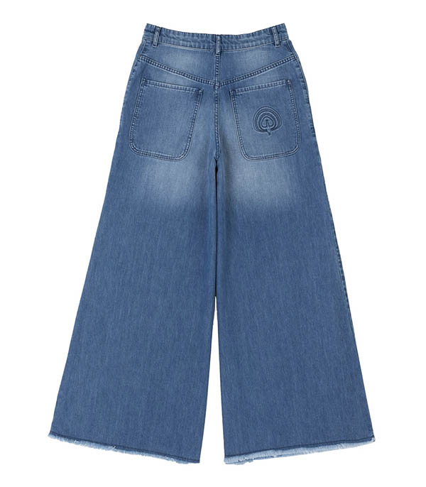 Pantalon Chino Over Bleu D'été HAPPY HAUS