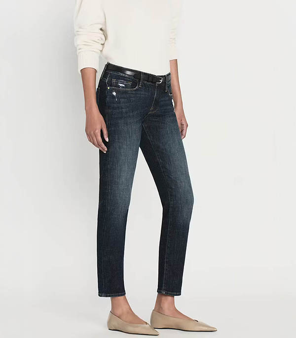 Le Garçon Crop Covant Denim Jeans Frame