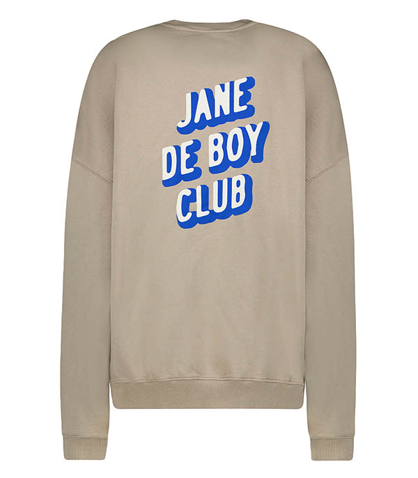 Sweatshirt Ben x Jane de Boy Taupe LES BONNES SOEURS