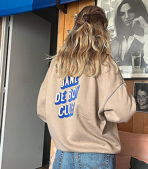 Sweat-shirt Ben x Jane de Boy Taupe LES BONNES SOEURS Sweat-shirt Ben x Jane de Boy Taupe LES BONNES SOEURS