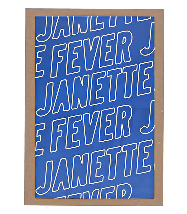 Greeting card Janette Fever Blue LES BONNES SOEURS