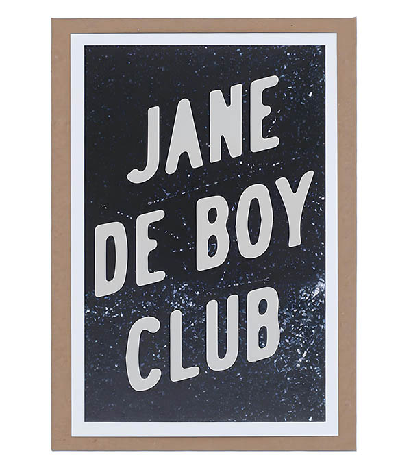 Greeting card Jane de Boy Club Noir LES BONNES SOEURS