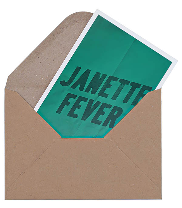 Carte de voeux Janette Fever Vert LES BONNES SOEURS