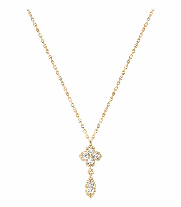 Collier Fleurs du Mal Or Jaune et Diamants Stone Paris