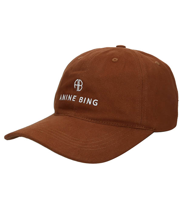 Casquette Jeremy Baseball Dark Camel Anine Bing - Taille Taille unique