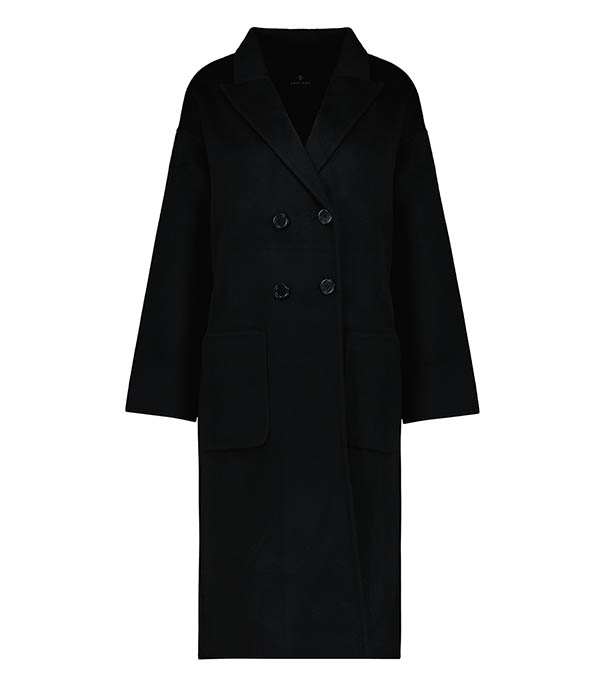 Manteau long en cachemire Dylan Black Anine Bing