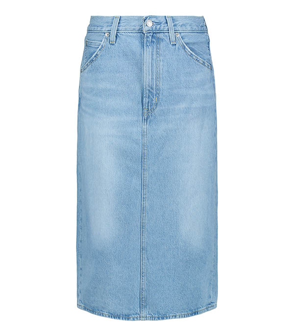 Jupe en Jean Riveting Bleu Levi's