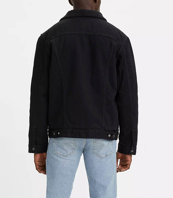 Veste homme Trucker Sherpa Type 3 Noir Levi's