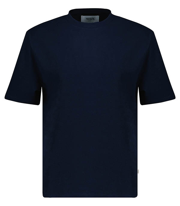 Tee-shirt homme Dean Navy Wax London