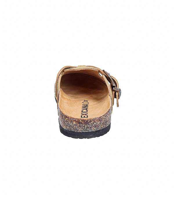 Sabots Bahia Suede Camel Mexicana