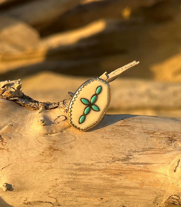 Bague Bowie N°3 Blanc et Turquoise x Jane de Boy Pascale Monvoisin
