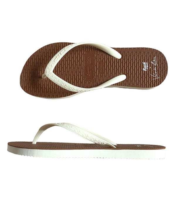 Tongs Héritage Slim x Veronika Loubry Tiaré Reverso Beach Originals