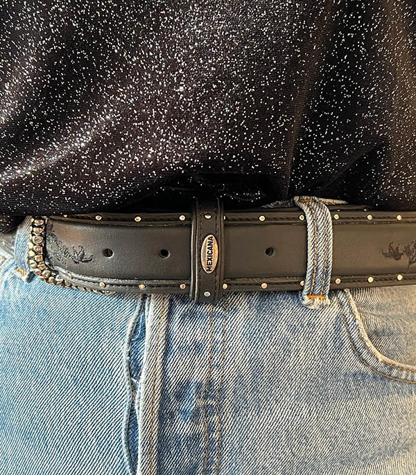 Ceinture en cuir Ultime Black Mexicana Ceinture en cuir Ultime Black Mexicana