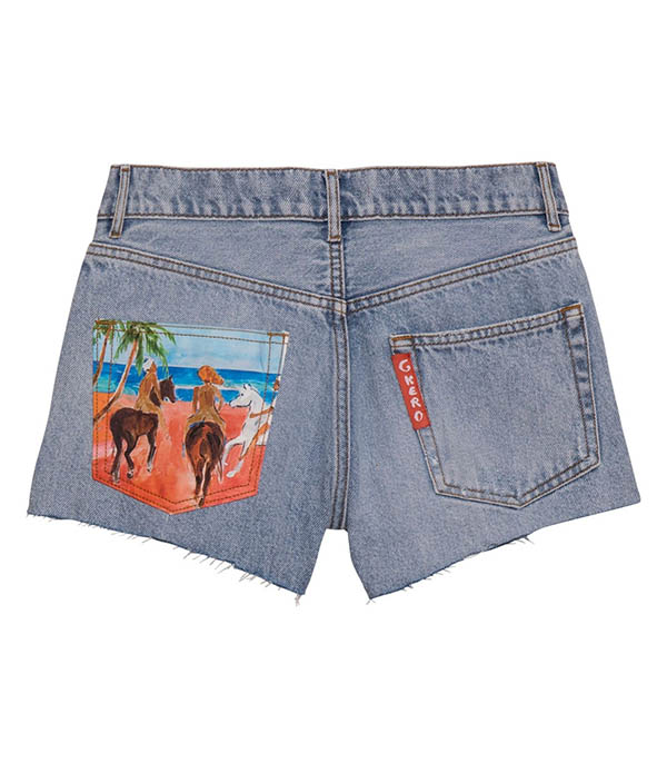 Short en jean Chevauchée G.Kero