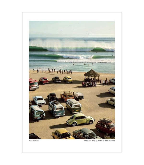 Affiche The Vision Awol 001 - Surf Contest  30 x 40 cm Image Republic