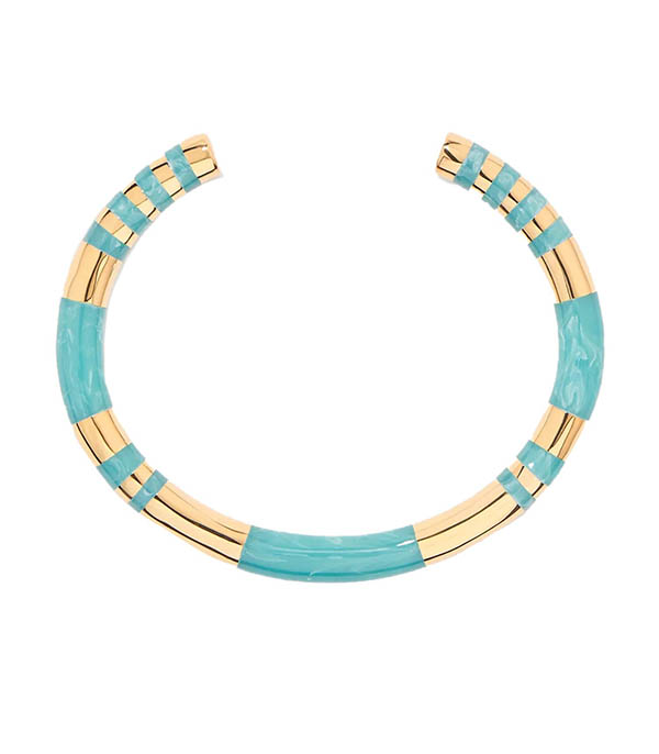 Jonc Positano Tie and Dye Amazonite Aurélie Bidermann