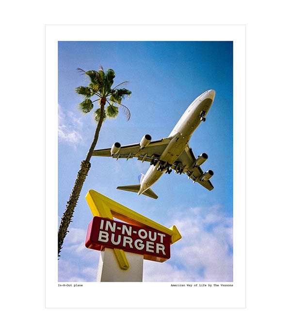 Affiche The Vision Awol 015 - In-N-Out plane 56 x 76 cm Image Republic