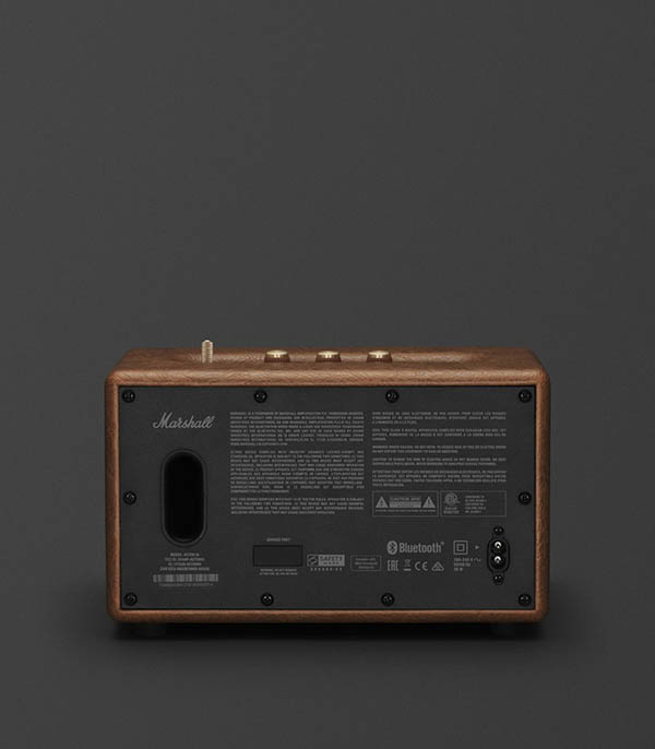 Enceinte Acton 3 Bluetooth marron Marshall