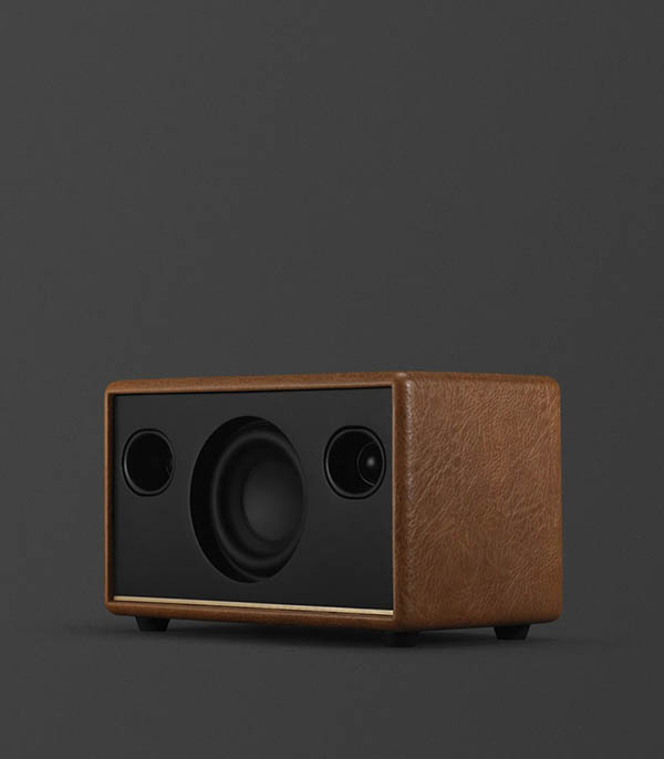 Enceinte Acton 3 Bluetooth marron Marshall