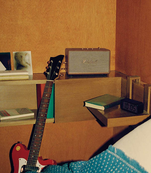 Enceinte Acton 3 Bluetooth marron Marshall