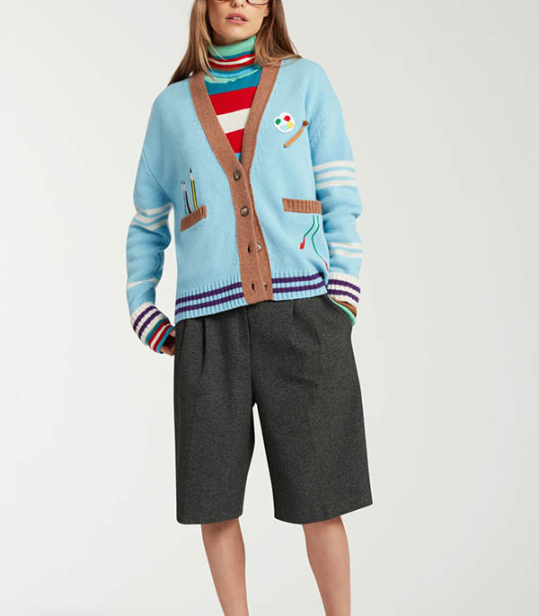 Cardigan Scolaire brodé  Mira Mikati
