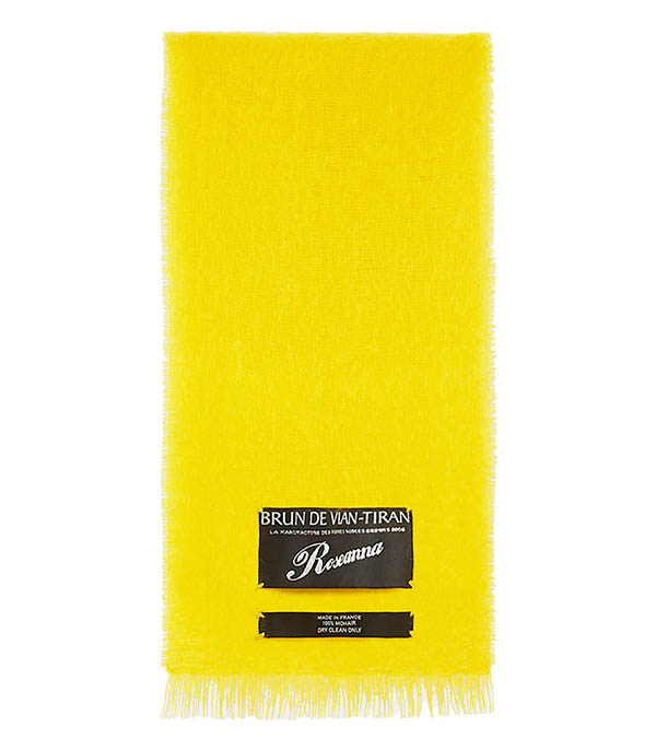 Écharpe Square Jaune Roseanna