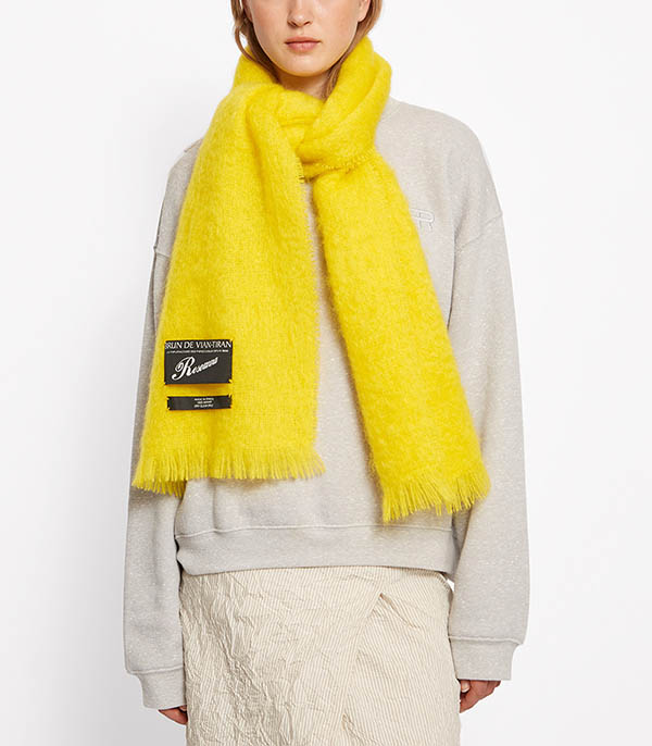 Écharpe Square Jaune Roseanna