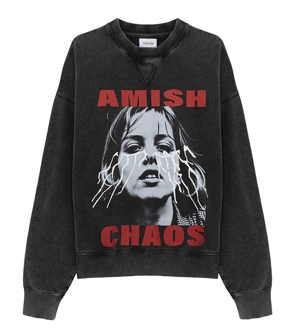Sweat Homme Noir Amish
