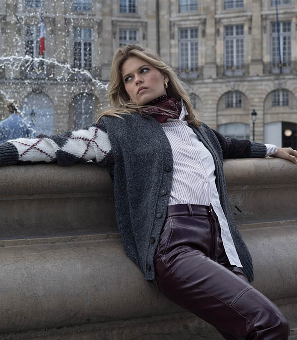 Cardigan en jacquard Atomofactory