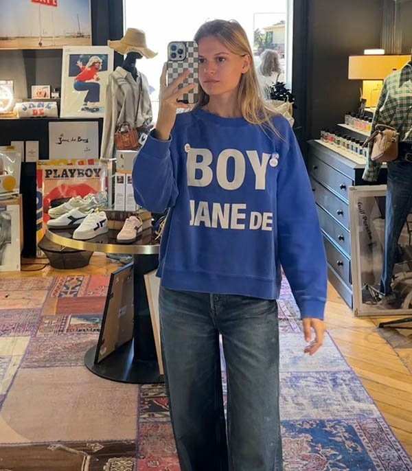 Sweatshirt Egger Boy Jane de Royal Newtone