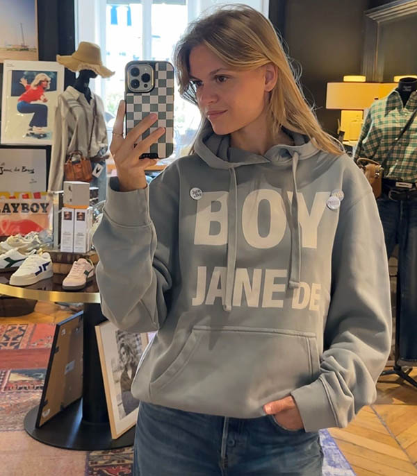 Hoodie Jagger Boy Jane de Gris Newtone