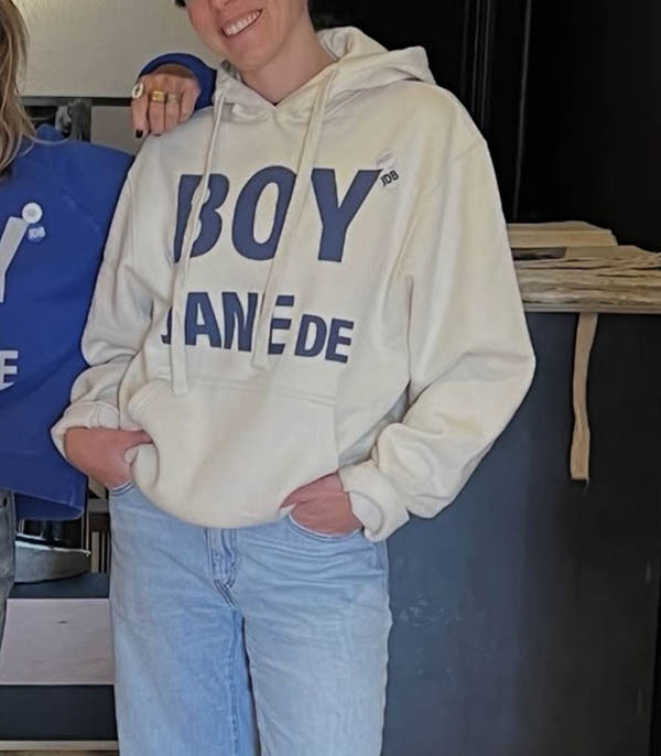 Hoodie Jagger Boy Jane de Natural Newtone