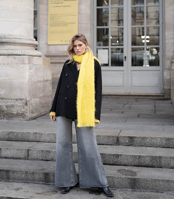 Manteau blazer Ariella Noire Paltò